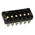 219-6LPSJRF - SWITCH SLIDE DIP SPST 100MA 20V