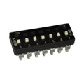 219-7MSJF - SWITCH SLIDE DIP SPST 100MA 20V