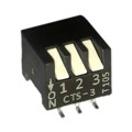 193-3MSRN - SWITCH PIANO DIP SPST 50MA 24V