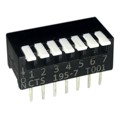 195-7MS - SWITCH PIANO DIP SPST 50MA 24V