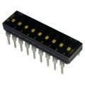 209-9LPSTF - SWITCH SLIDE DIP SPST 100MA 20V