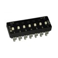 219-7MSJRF - SWITCH SLIDE DIP SPST 100MA 20V