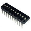 209-10LPS - SWITCH SLIDE DIP SPST 100MA 20V