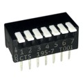 195-7MST - SWITCH PIANO DIP SPST 50MA 24V