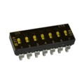 219-7LPSTJR - SWITCH SLIDE DIP SPST 100MA 20V