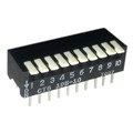 195-10MS - SWITCH PIANO DIP SPST 50MA 24V