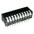 195-10MSN - SWITCH PIANO DIP SPST 50MA 24V