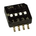 218-4LPSRF - SWITCH SLIDE DIP SPST 25MA 24V