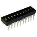 209-10LPSTD - SWITCH SLIDE DIP SPST 100MA 20V
