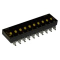 219-10MSTRF - SWITCH SLIDE DIP SPST 100MA 20V