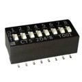 204-8S - SWITCH SLIDE DIP SPST 50MA 24V