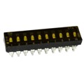 219-10LPSTJ - SWITCH SLIDE DIP SPST 100MA 20V