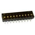 219-10LPSTJF - SWITCH SLIDE DIP SPST 100MA 20V