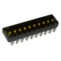 219-10MSTJF - SWITCH SLIDE DIP SPST 100MA 20V