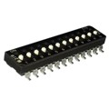 219-12MSF - SWITCH SLIDE DIP SPST 100MA 20V