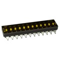 219-12MSTRF - SWITCH SLIDE DIP SPST 100MA 20V