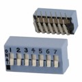206-7RAST - SWITCH SLIDE DIP SPST 50MA 24V