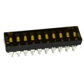 219-10LPSTJR - SWITCH SLIDE DIP SPST 100MA 20V
