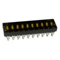 219-10MSTJR - SWITCH SLIDE DIP SPST 100MA 20V