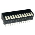 195-12MS - SWITCH PIANO DIP SPST 50MA 24V