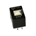 204-121S - SWITCH SLIDE DIP SPDT 50MA 24V
