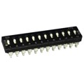 219-12MSJ - SWITCH SLIDE DIP SPST 100MA 20V