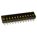 219-12LPSTJF - SWITCH SLIDE DIP SPST 100MA 20V