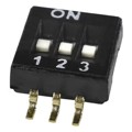 DS05-127-2-03BK-SMT-TR - DIP SWITCH, SPST, 1.27 PITCH, FL