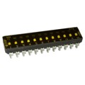 219-12LPSTJRF - SWITCH SLIDE DIP SPST 100MA 20V