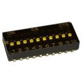 218-10LPSTJRF - SWITCH SLIDE DIP SPST 25MA 24V