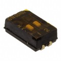 GDH02SA04 - SWITCH SLIDE DIP SPST 25MA 24V