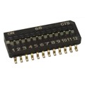 218-12LPSRF - SWITCH SLIDE DIP SPST 25MA 24V