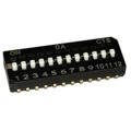 218-12LPSJ - SWITCH SLIDE DIP SPST 25MA 24V