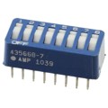 435668-7 - SWITCH ROCKER DIP SPST 60MA 5V