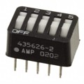 5-435626-2 - SWITCH DIP ROCKER 5POS BLACK T/H