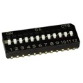 218-12LPSJR - SWITCH SLIDE DIP SPST 25MA 24V