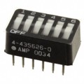 9-435626-0 - SWITCH DIP SPST 6POS SEALED GOLD