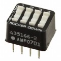435166-2 - SWITCH ROCKER DIP SPST 25MA 24V