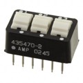 435470-2 - SWITCH ROCKER DIP SPDT 25MA 24V