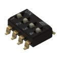 KAJ01SGGT - SWITCH SLIDE DIP SPST 25MA 24V