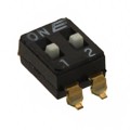 KAJ02LGGT - SWITCH SLIDE DIP SPST 25MA 24V