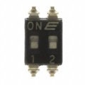 KAJ02TGGT - SWITCH SLIDE DIP SPST 25MA 24V