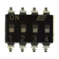 KAJ04TGGT - SWITCH SLIDE DIP SPST 25MA 24V