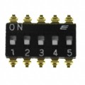 KAJ05LGGT - SWITCH SLIDE DIP SPST 25MA 24V