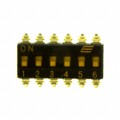 KAJ06TGGT - SWITCH SLIDE DIP SPST 25MA 24V