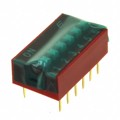 KAS1106ET - SWITCH SLIDE DIP SPST 25MA 24V