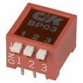 BP03YT - SWITCH SLIDE DIP SPST 100MA 5V