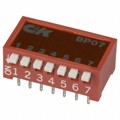 BP07YT - SWITCH SLIDE DIP SPST 100MA 5V