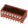 BP08KE - SWITCH SLIDE DIP SPST 100MA 5V