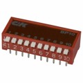 BP10YT - SWITCH SLIDE DIP SPST 100MA 5V